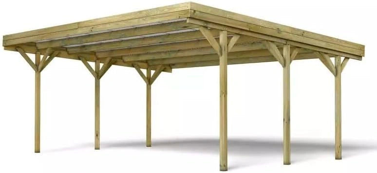 Abri Voiture Double Jean - 30,9 m² - Cerland