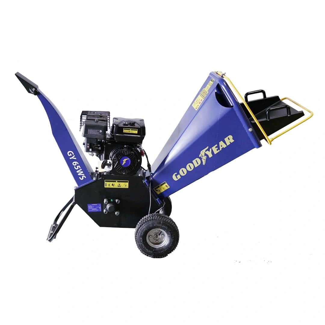 Broyeur de Végétaux Thermique Goodyear 196cm³ 6.5CV 4100W avec Démarrage Manuel