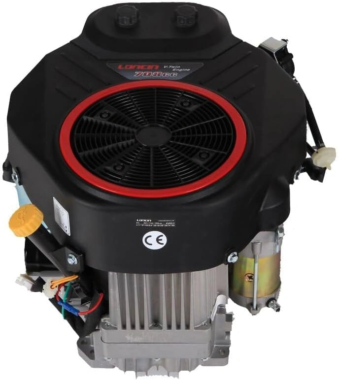 Moteur V-Twin 21,7 CV Loncin LC2P77F - Arbre Vertical sans Silencieux