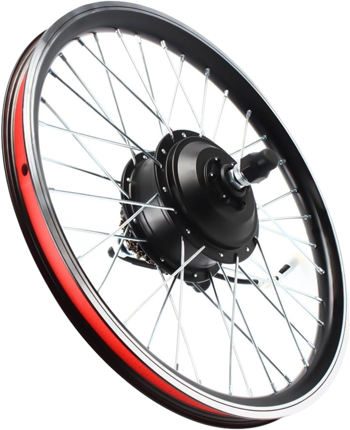 Ensemble de conversion vélo électrique 20 pouces - Roue arrière 36V 250W - Moteur moyeu sans balais, écran LED, capteur PAS