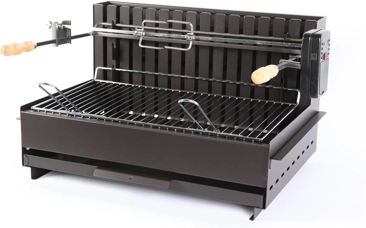 Barbecue à Gaz Vulcain 61x33 avec Tournebroche - LE MARQUIER
