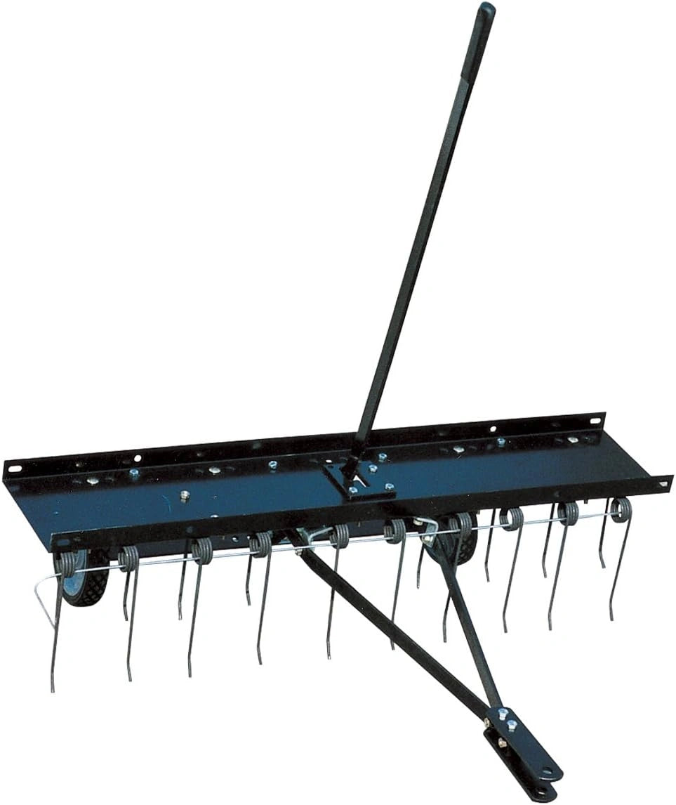 GREENSTAR – Scarificateur de Pelouse à Traction avec 20 Dents en Acier – Compatible avec Tracteur Tondeuse – Largeur 100 cm