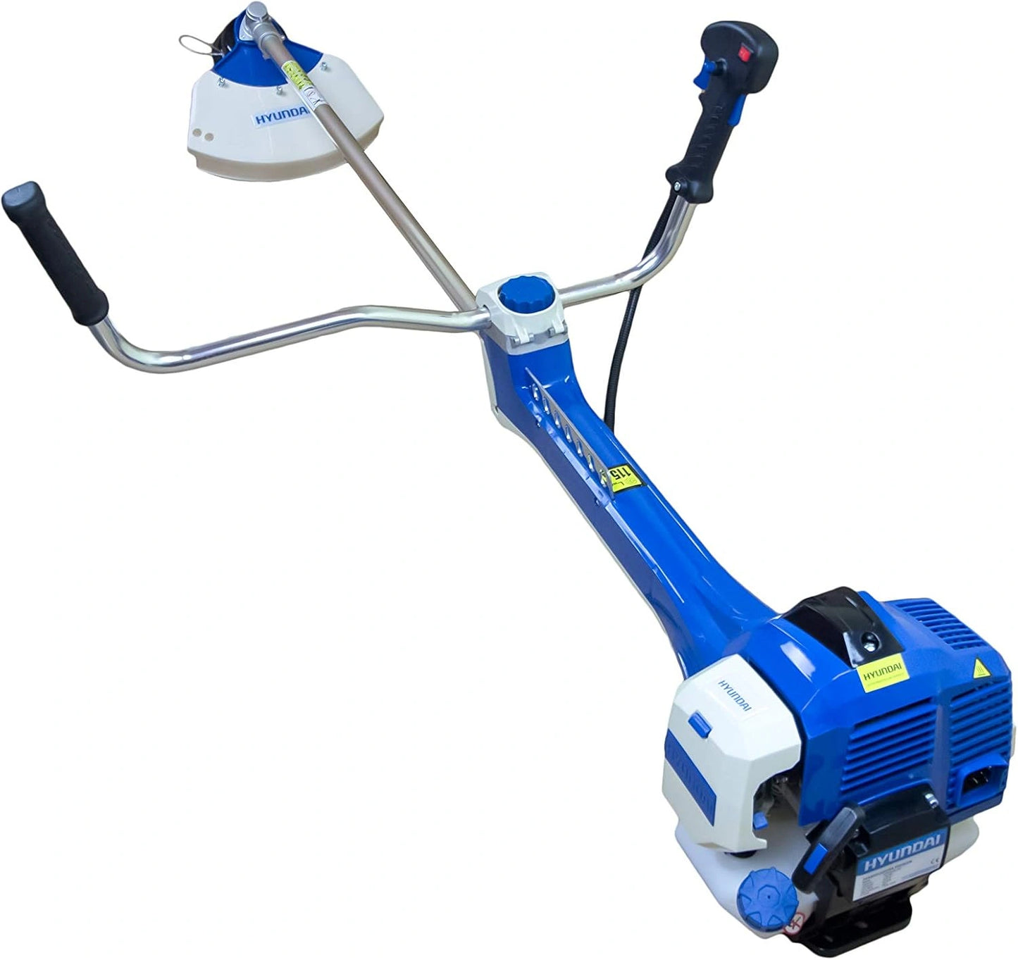 Débroussailleuse Hyundai HYBC5210 Pro avec Puissant Moteur, Bleu