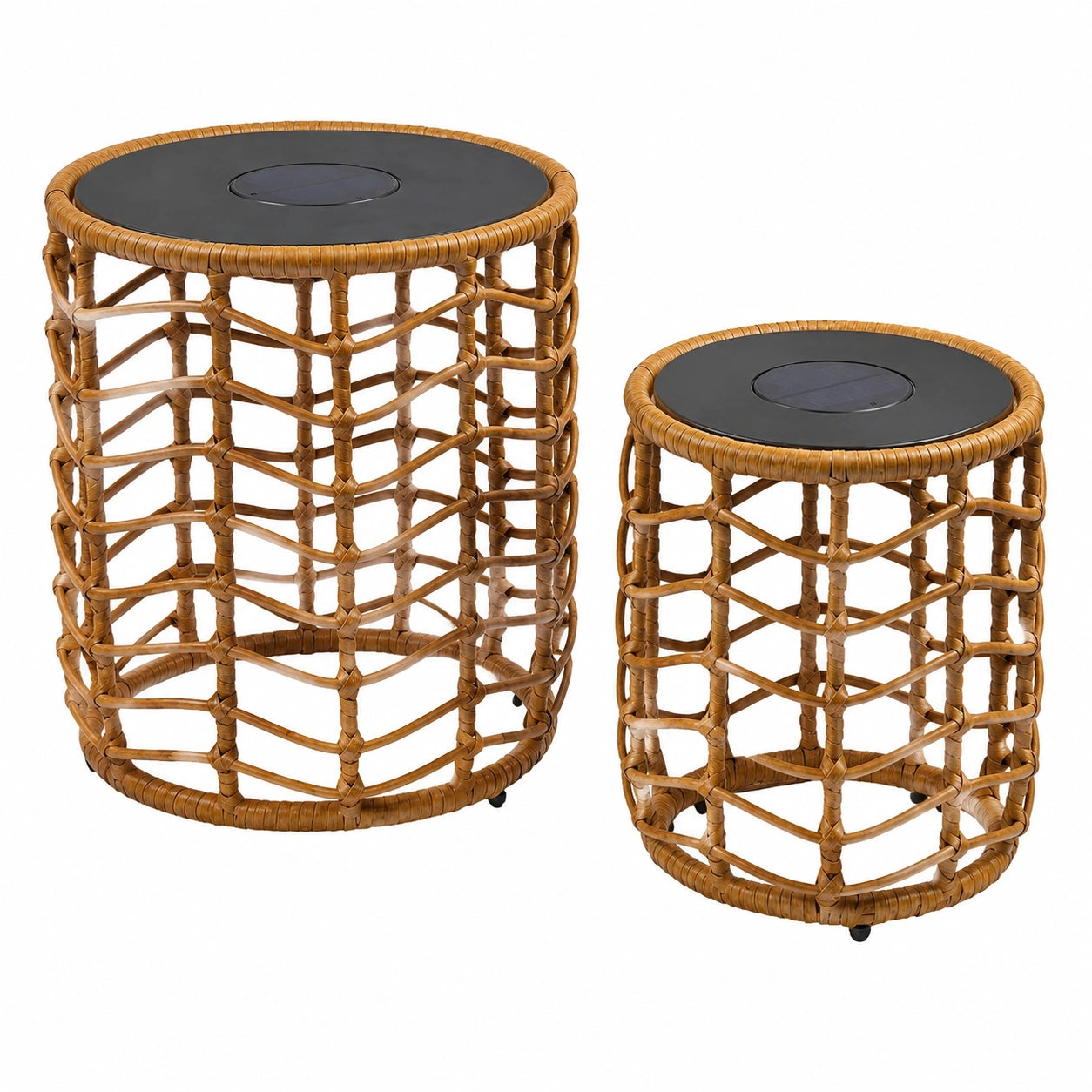 ensemble-de-2-tables-solaires-en-rotin-avec-eclairage-led-integre-kzsurau389aq