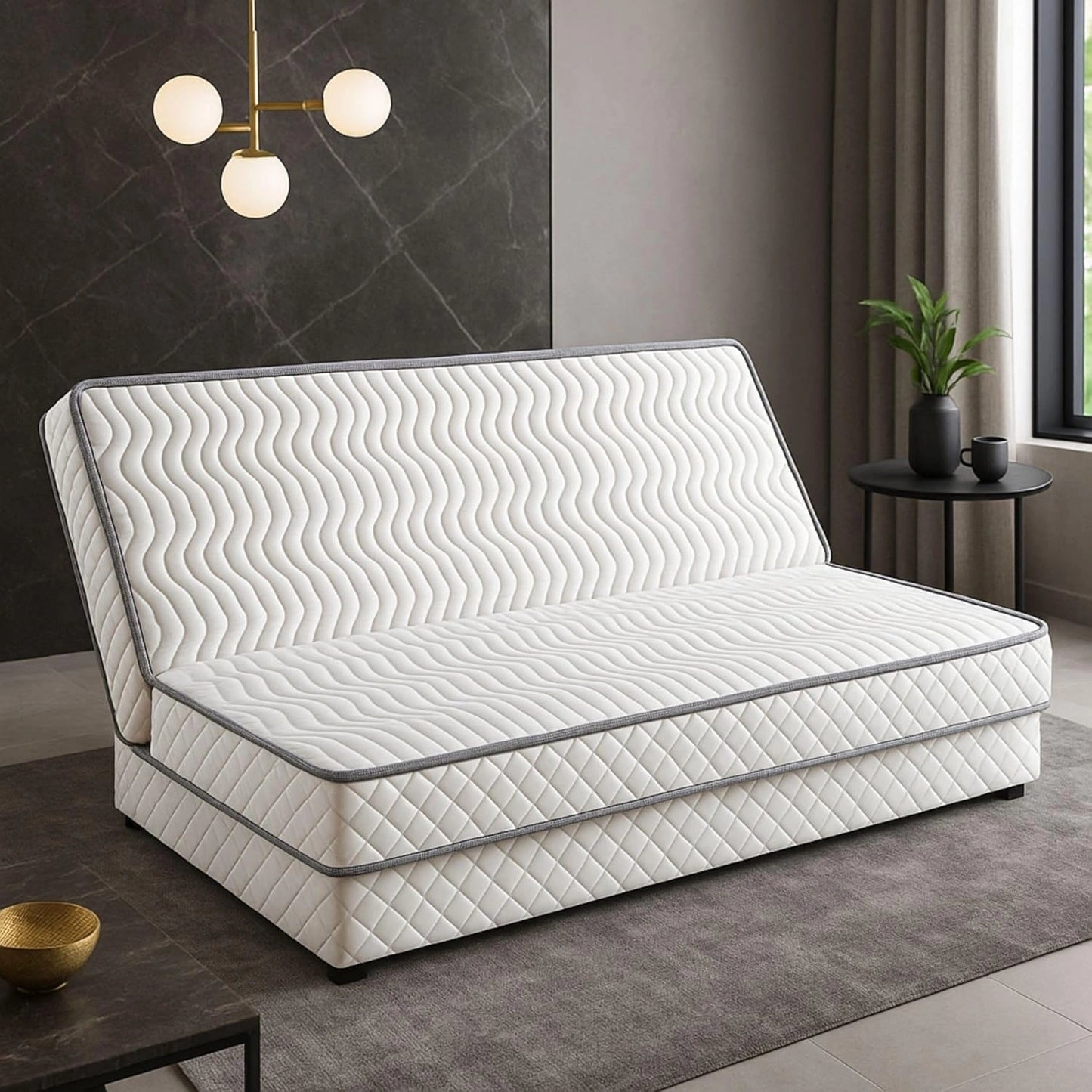 Matelas Clic Clac 130x200 Ferme en Mousse à Hauteur 15 cm