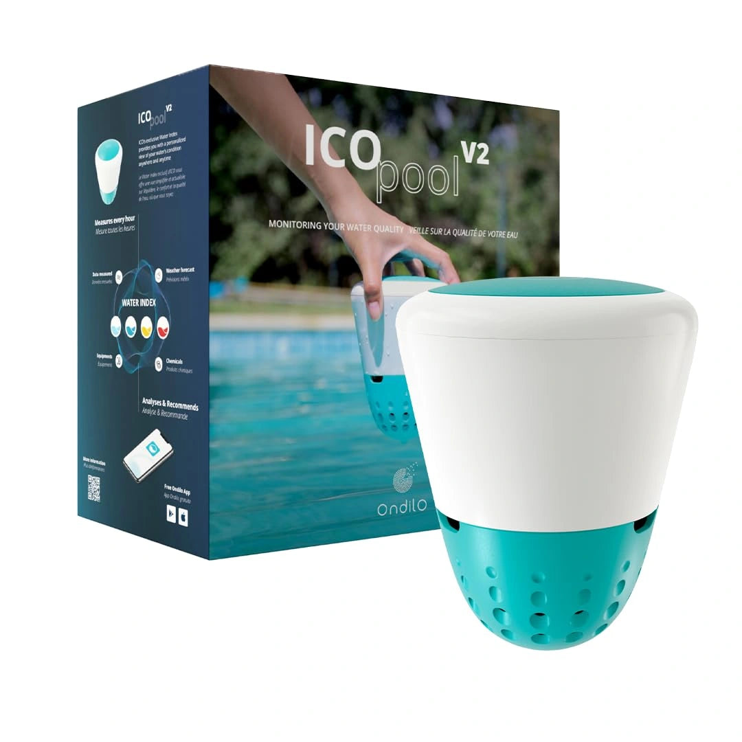 Analyseur d'Eau Connecté pour Piscines au Chlore ou Brome - Surveillance du pH, ORP, Température