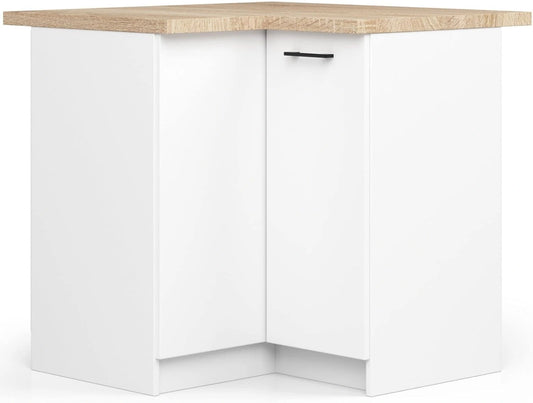 Meuble de Cuisine Olive AKORD | Compact et Robuste | Idéal pour Petites Espaces