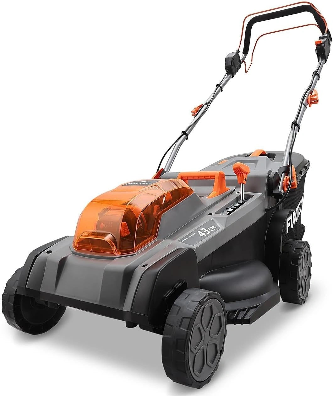 Tondeuse à Gazon sans Fil 40V avec Traction et Mulching - 46 cm, 2 Batteries 5Ah + Chargeur