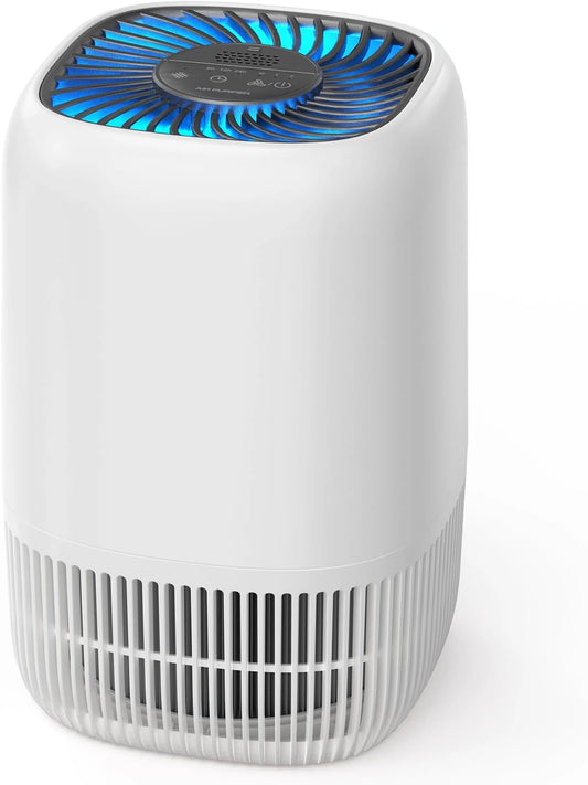 Purificateur d'air AROEVE HEPA H13, 3 étapes, pour chambre jusqu'à 20m², ultra-silencieux, écoénergétique, élimine pollen et fumée
