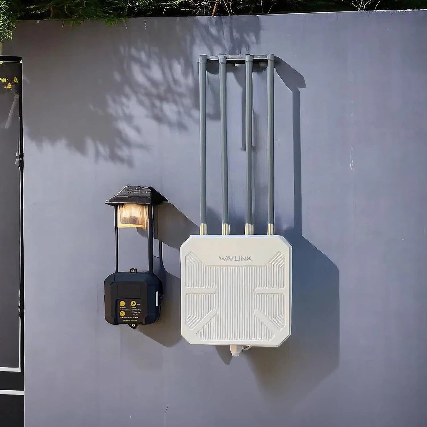 Amplificateur WiFi 6 Extérieur AX3000, Longue Portée et Résistant IP67, Dual Band 2.4G/5G de WAVLINK, Compatible PoE