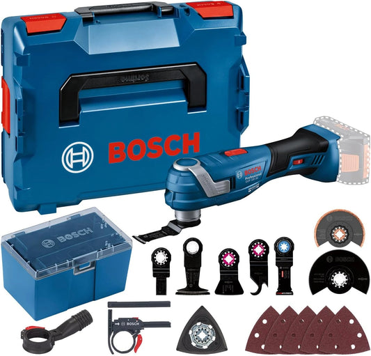 Bosch Outil Multifonction 18V sans Fil avec Accessoires et Lames Inclus