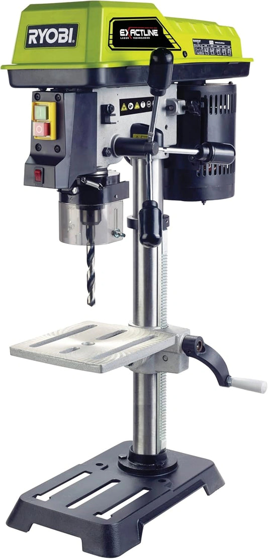 Perceuse à Colonne RYOBI 390W avec 5 Vitesses, Mandrin 13mm et Laser