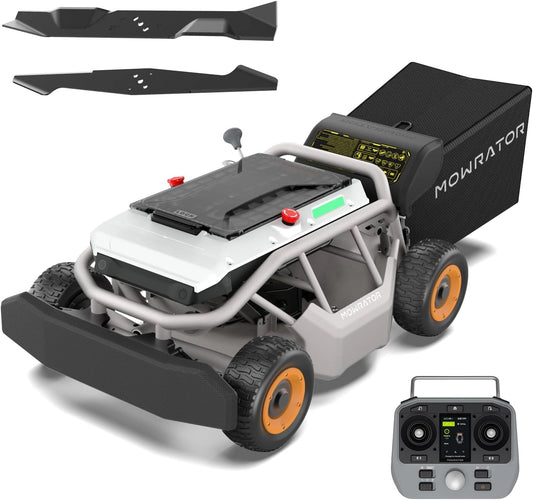 Tondeuse à Gazon 4WD Mowrator, Batterie 56 V 12 Ah, Largeur 53 cm, Inclinaison 37°, Hauteur Ajustable 3,8-10,9 cm, Surface Max 3000 m²