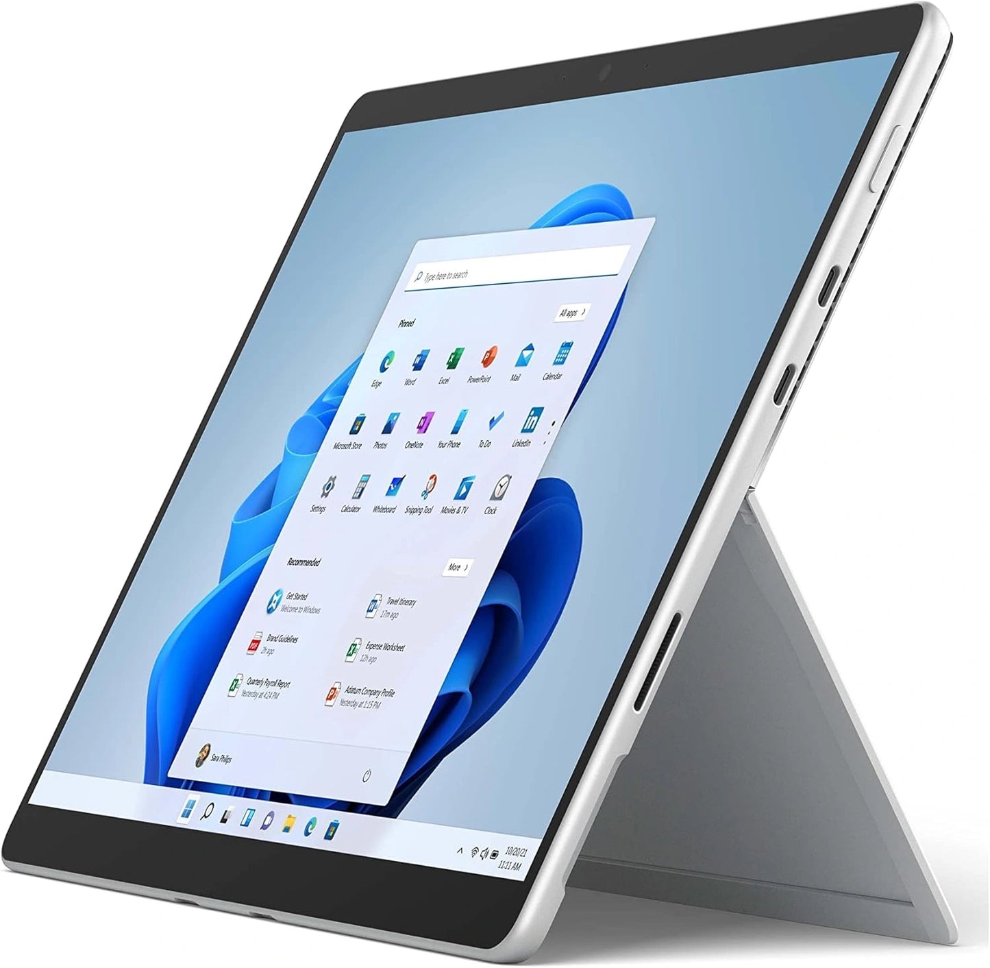 Microsoft Surface Pro 8 - PC Portable Tactile 13'' i5 8Go 128Go SSD - Windows 11 Platine (Reconditionné)