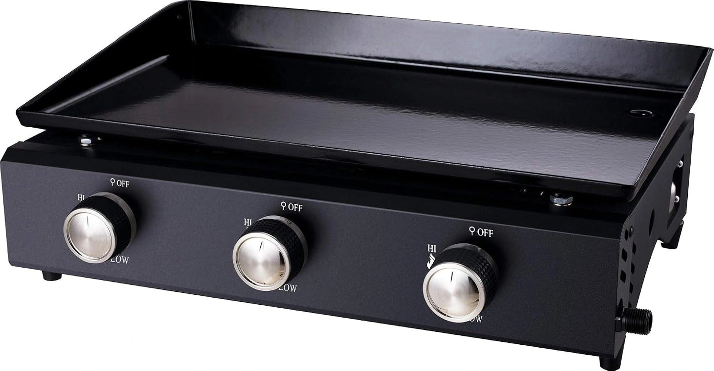 Barbecue à Gaz avec 3 Brûleurs - Puissance 6 KW, Surface de Cuisson 59,5 x 36,5 cm