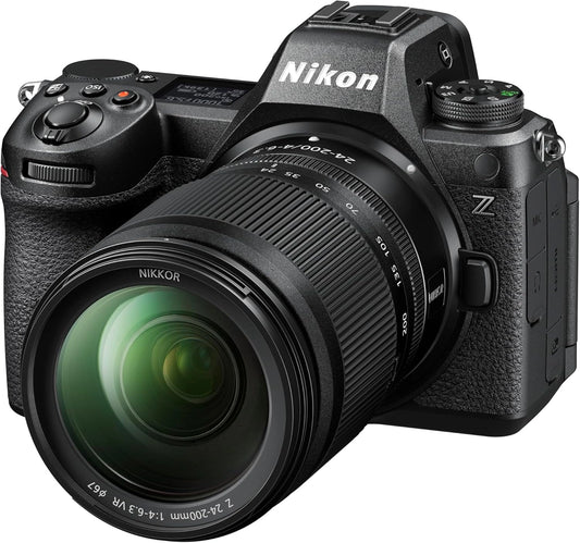 Appareil Photo Hybride Nikon Z6III avec Objectif 24-200mm VR, Capteur Plein Format 24,5 MP, Vidéo 6K, Écran Tactile Orientable