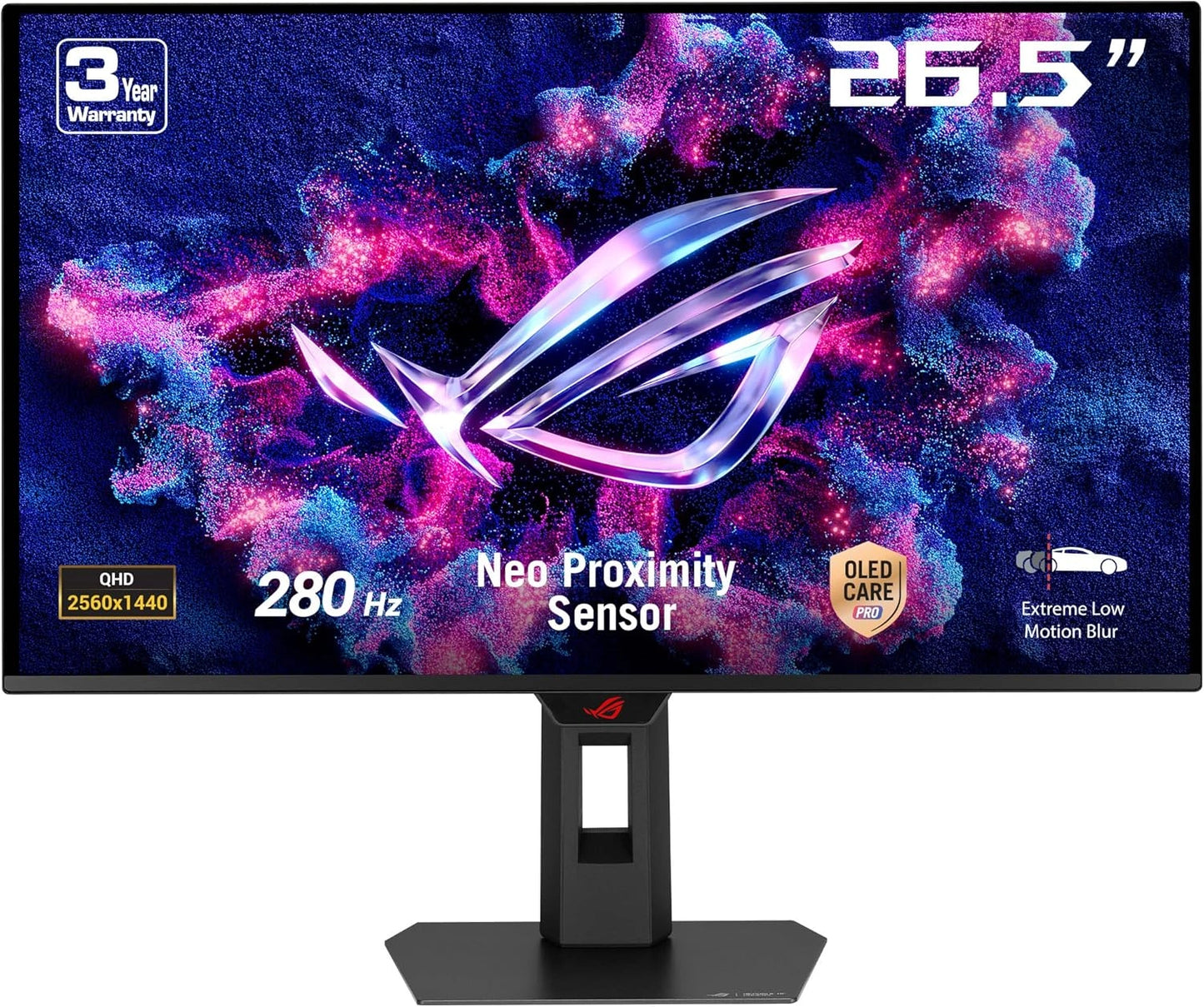 Moniteur ASUS ROG Strix 27'' QD-OLED QHD 360 Hz, 0,03 ms, G-Sync, Anti-Flicker